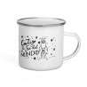 Taza metal Fin del mundo