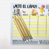 Juego Alto el lapiz bloc y lapices