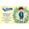Invitaciones de comunión personalizadas