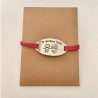 Pulsera para la mejor profesora niños