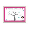 arbol de huellas para que los invitados dejen de su firma en ti primera comunión, personalizado para ti