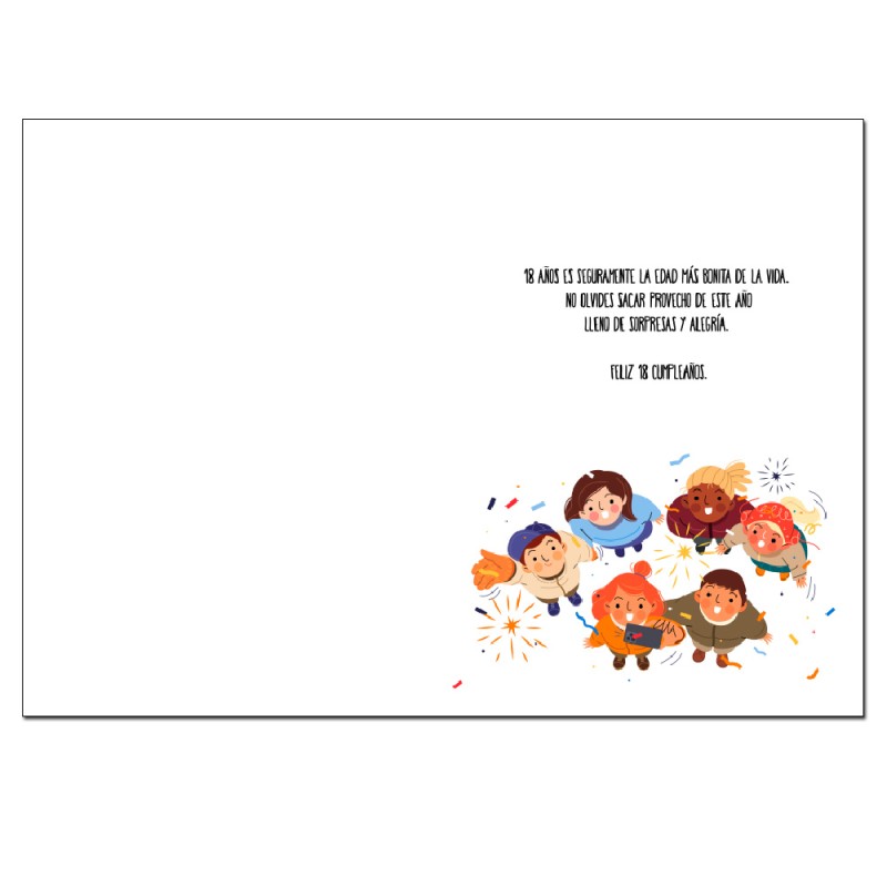 18 Años Handmade Tarjeta Cumpleaños Hija 18 Años - Cuadrada Hecha