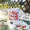 Taza Te Quiero Mamá flores para regalar a una madre especial