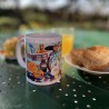 Taza desayuno especial iconos años 80