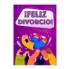 Tarjeta Feliz divorcio con frase interior incluye sobre