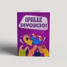 Tarjeta Feliz divorcio con frase interior incluye sobre