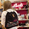 Saco Mochila Manchegos Black silueta