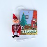 Libro con Muñeco Elfo Travieso - Perfecto para Decoración Navideña, Juegos y bromas de navidad y Regalos para Niños