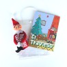 Libro con Muñeco Elfo Travieso - Perfecto para Decoración Navideña, Juegos y bromas de navidad y Regalos para Niños