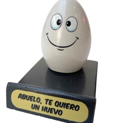 Abuelo te quiero un huevo figura sujeta movil
