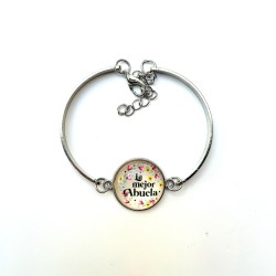 Pulsera Abuela flores