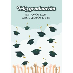Tarjeta Feliz graduacion