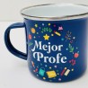 Taza Mejor profe retro icon