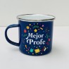 Taza Mejor profe retro icon