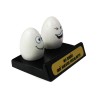 Regalo Original y Divertido – Sujetamóvil con Dos Huevos Sonrientes y Frase “No Sabía Qué Huevos Regalarte” | También como Pisap