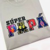 Camiseta Super Papa heroes