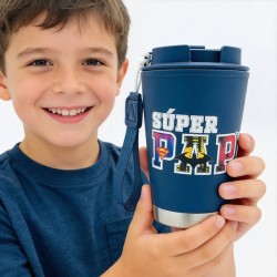 Vaso porta cafe Super Papa Heroes