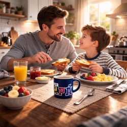 Taza Super Papa Heroes