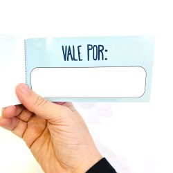 Talonario con vales divertidos para papá