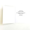 Tarjeta boda abrazo novios 15x23cm