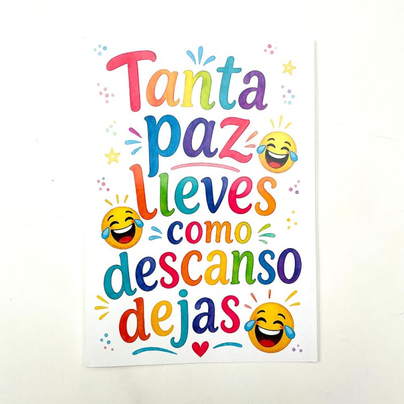 Tarjeta grande despedida