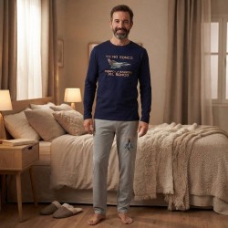 Pijama Hombre Algodón Largo | Yo No Ronco