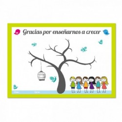 Lámina árbol huellas para...