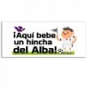 Taza fútbol ¡Aquí bebe un hincha del Alba!