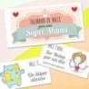 Talonario de vales para super mamá