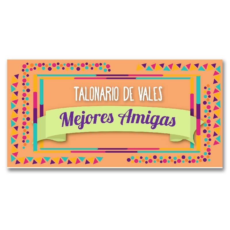 Talonario Vales Regalo para Amigas «Locos momentos»