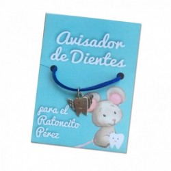 Pulsera para avisar al ratoncito Pérez de que se te ha caido un diente. se te mueve un diente.