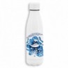 Botella metálica capacidad 700ml para llevar líquidos tanto frios como calientes con diseño de oceano y frase esperanzadora.